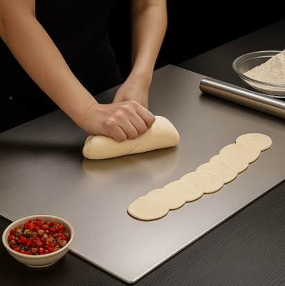 Premium Stainless Steel Chef's Cutting Board™