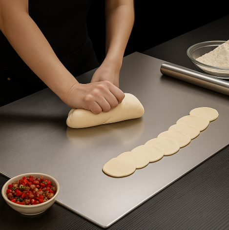 Premium Stainless Steel Chef's Cutting Board™