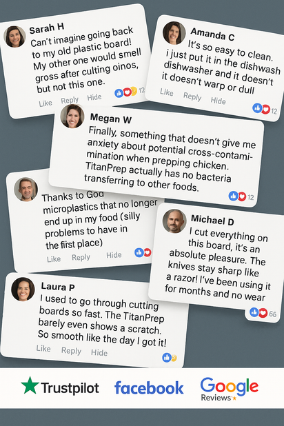 Premium Stainless Steel Chef's Cutting Board™